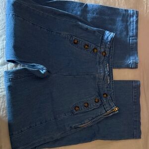 Old Navy Sky-Hi Wide Leg Jeans in Blue